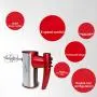 BINZHI Eggbeater Electric Household Mixer 350W High Power Baking Eggbeater Cream Machine Baking Tools - Red Kitchen gadget