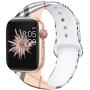 Kaome Floral Bands Compatible with Apple Watch 38mm 40mm 42mm 44mm, Soft Silicone Fadeless Pattern Printed Replacement Strap Bands for Women, Compatible with iWatch Series 5/4/3/2/1, S/M M/L