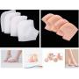 8 Pieces of Soft and high Elastic Foot Pads - Plantar Fasciitis pad, Heel Cup, Heel pad, Silicone Heel Cover, Suitable for Heel Cracking, Heel tendinitis, and Heel Pain Relief,