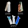 Resin Casting Molds for Notebook Cover A5 A6 A7, Silicone Bookmark Resin Mold 6PCS, Silicone Notebook Cover Clear Casting Epoxy Resin Molds with 14PCS Book Rings for Epoxy Resin Jewelry DIY Fans