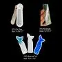 Resin Casting Molds for Notebook Cover A5 A6 A7, Silicone Bookmark Resin Mold 6PCS, Silicone Notebook Cover Clear Casting Epoxy Resin Molds with 14PCS Book Rings for Epoxy Resin Jewelry DIY Fans