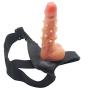 NIANTONG Dual Layer Liquid Silicone 8.26 inch Soft-??ld? Natural Flesh Premium Toy with Suction Base LX-CD0002