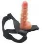 NIANTONG Dual Layer Liquid Silicone 8.26 inch Soft-??ld? Natural Flesh Premium Toy with Suction Base LX-CD0002