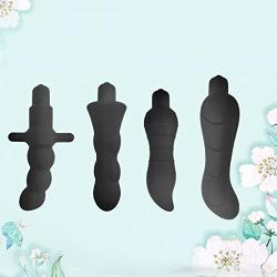 O-GAME 4pcs Amal Plus Vibrantor with 10 Vibraration Mode Silicone Massager Toy for Women Men