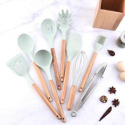 MOMU 9pcs/set Non-Stick Silicone Cooking Utensils Kitchen Gadgets Spatula Spoon Tools for Baking Cookware Kitchenware