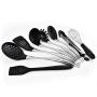 8 Sets Of Silicone Kitchenware, Stainless Steel Handle Kitchen Set, High Temperature Anti-Scalding Cooking Spoon Shovel