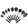 9 Pcs Silicone Cooking Utensils Sets, Kitchen Silicone Kitchenware Spoon Nonstick Cookware Shovel
