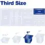 Carlisle 3066107 StorPlus Third Size Food Pan, Polycarbonate, 4" Deep, Clear