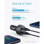 Car Charger (Compatible with Quick Charge Devices), Anker 30W Dual USB Car Charger, PowerDrive Speed 2 with PowerIQ 2.0 for Galaxy S8/Edge/Note, iPhone Xs/Max/XR/X/8, iPad Pro/Air 2/Mini, and More
