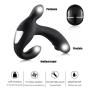 Amal Play Plug Stimulator Six-Toys for Men Women Black Amàl P*Lug B*ut^t Plug for Beginner E*rotic Toys Silicone Adullt Products Prostàté M^assager with 9 Speeds,T-Shirt