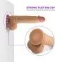 Sex Dildo with Double Layer Silicone, iTrunk High Quality Realistic Dildo with Strong Suction Cup, Penis Imitation Super Sex Toys with Soft Outside and Firm Inside for Women(7 inch)
