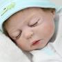 NPK Realistic Reborn Baby Dolls Boy Silicone Full Body 22 Inches Sleeping Baby Look Real Cute Newborn Reborn Dolls Anatomically Correct