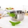 Kitchen Silicone Funnel Tools Anti-Spill Drain Pans Round Rim Deflector Liquid Funnel Soup Diversion Cooking Tools