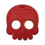 Red Sugar Skull Silicone Baby Teething Toy