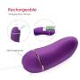 EROCOME Wireless Waterproof 12+1* -Frequency Silicone Vagina Love Egg Six Toys for Women Powerful Quiet and Long -Lasting Motor USB rechargeble（ Purple）