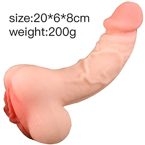 YQFCAF Adult T-Shirt Toys with Rods and Holes Lifesize TPE Pussyact Lifelike TPE Doll for Men Silicone Dolls Realistic Adult Toys Male Pressure Relax 100% Safe Material YQFCAF