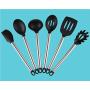 JunbosiKitchenware Cooking Cookware 6 Piece Set Silicone Shovel Spaghetti Spaghetti Scraper Spoon Kitchenware