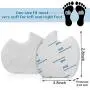 24 Pieces Foot Pads for Sesamoiditis Dancer Sesamoid Pad Felt Forefoot Cushion Pads Metatarsal Feet Pads Self-Adhesive Foot Cushion Pad for Men and Women Dancing Running Sports Pain Relief