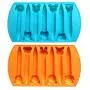 CrayOn 2 Animal Shaped Chunky Silicone Oven Safe Crayon Molds (Makes 14 Animal Crayons Total) by My Fruit Shack