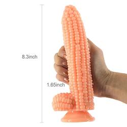 Romi Suction Silicone Vegetable Dildo Novelties Fetish Toy Big Penis Adult Sex Large Cock G Spot Stimulate Anus Stopper