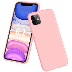 DTTO iPhone 11 Case, [Romance Series] Full Covered Shockproof Silicone Cover [Enhanced Camera and Screen Protection] with Honeycomb Grid Pattern Cushion for Apple iPhone 11 6.1” 2019, Crystal Pink