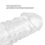 Silicone penile Condom Expander expands Male Chastity Toys Lengthen Cock Sleeves Dick Socks Reusable Condoms sdf