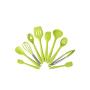 10 Pcs Kitchenware Silicone Heat Resistant Kitchen Cooking Utensils Non Stick Baking Tool Cooking Tool Sets Barbecue Tool Set,Green