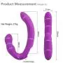LSANNUY Relax Massage Wand Vibrating Silicone Strapless Strap-On for Women Couple Lesbian Silicone Pleasure Toy