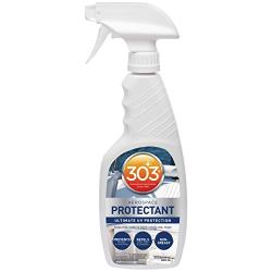 303 (30340-6PK) Marine UV Protectant Spray for Vinyl, Plastic, Rubber, Fiberglass, Leather & More ? Dust and Dirt Repellant - Non-Toxic, Matte Finish, 16 Fl. oz. (Pack of 6)