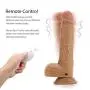 Rzoeox Realistic Silicone Dildo with Suction Cup - 8.5 Inch Lifelike Penis Wireless 10 Meter Remote Control 8 Speed Vibrator Vibrant Adult Sex Toy for Women Masturbation