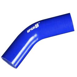 Upgr8 Universal 4-Ply High Performance 45 Degree Elbow Coupler Silicone Hose (1.5"(38MM), Blue)