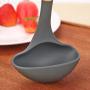 graroiC Wood Handle Silicone Kitchenware Spatula Non-stick Cooking Utensils (Spoon)