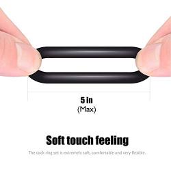 RONSHIN Soft Stretchy Donut Cock Rings Waterproof Silicone Ring Relax 3 Seamless Same Size Different Color Toys
