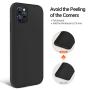 TORRAS [Love Series] iPhone 11 Pro Case, Full Covered Shockproof Liquid Silicone Rubber Case with Soft Microfiber Designed for iPhone 11 Pro 5.8 Inch 2019, Black