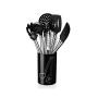 CWXDIAN Silicone Kitchenware Nine Piece Set Kitchenware Cookware Shovel Spoon Set, 9 Piece Set