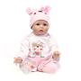 Reborn Baby Dolls 22 inch,Quality Realistic Handmade Babies Dolls Girls Soft Vinyl Silicone Lifelike Kids Gifts / Toys Age 3+, EN71 Certification
