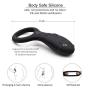 Soft Relax Massage Wireless Quiet Còckring Relax Toy Powerful Strong Vibration Delay Ring Silicone Massage Ring USB Charging Relax Toys