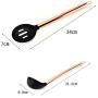 SKYyao Kitchen utensil set Silicone Kitchenware 11-piece set non-stick spatula spoon set silicone