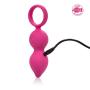 CalExotics Silhouette S1- Silicone Ben Wa Kegel Weights ? Hands Free Vibrating Pelvic Floor Exercise ? Waterproof Adult Sex Toys - Pink