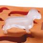 Silicone mold, hound ice tray, puppy ice tray,Dachshund Ice Cube Tray Silicone Dog Shape Mold Candy Making Gelatin Setting