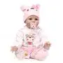 OCSDOLL Reborn Baby Dolls 22" Cute Realistic Soft Silicone Vinyl Dolls Newborn Baby Doll Girl Gift