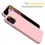 Miracase Liquid Silicone Case Compatible with iPhone 11 Pro 5.8 inch(2019), Gel Rubber Full Body Protection Shockproof Cover Case Drop Protection Case（Pink）