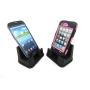 2 Pack Black - PhoneProp Soft Flexible Universal Fit Smartphone Stand FDA Grade Non-Slip Silicone