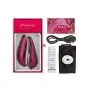 Womanizer Liberty Silent Lay On Vibe for Her, Lubricant Included, Clitoral Stimulating Pleasure Air Technology with 6 Intensity Levels, red Wine