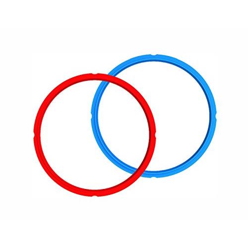 Genuine Instant Pot Sealing Ring 2-Pack - 6 Quart Red/Blue