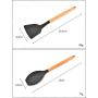 JunbosiKitchenware Silicone Kitchenware 9 Piece Set Kitchen Nonstick Cookware Shovel Kitchen Tool Shovel Spoon Kitchenware Set