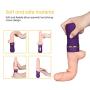 Big Powerful Thrusting Vibrator Dildo, Adult Sex Toys for Women Pleasure, EROCOME Rechargeable Silicone Clitorisl Vagina Stimulator Realistic Dilldo Massager