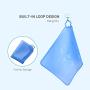 Silicone Baby Placemats for Children Kids Toddlers, Cute Stone Baby Placemats Travel with Raised Edge, Non Slip Surface, Waterproof, Portable, Easy to Clean, Dishwasher Safe, BPA Free, Blue