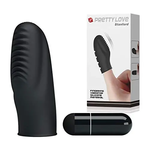 Daylove Finger Sleeve, Silicone Finger Vibrant Toy for Couple