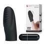 Daylove Finger Sleeve, Silicone Finger Vibrant Toy for Couple